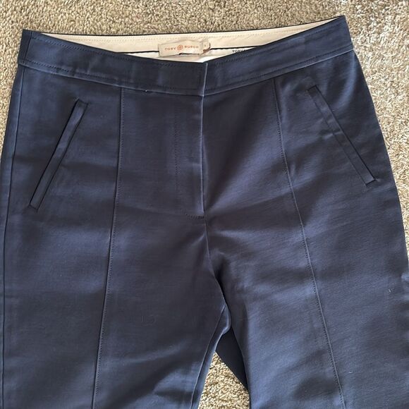 Tory Burch navy slacks - size 8 - Picture 4 of 6